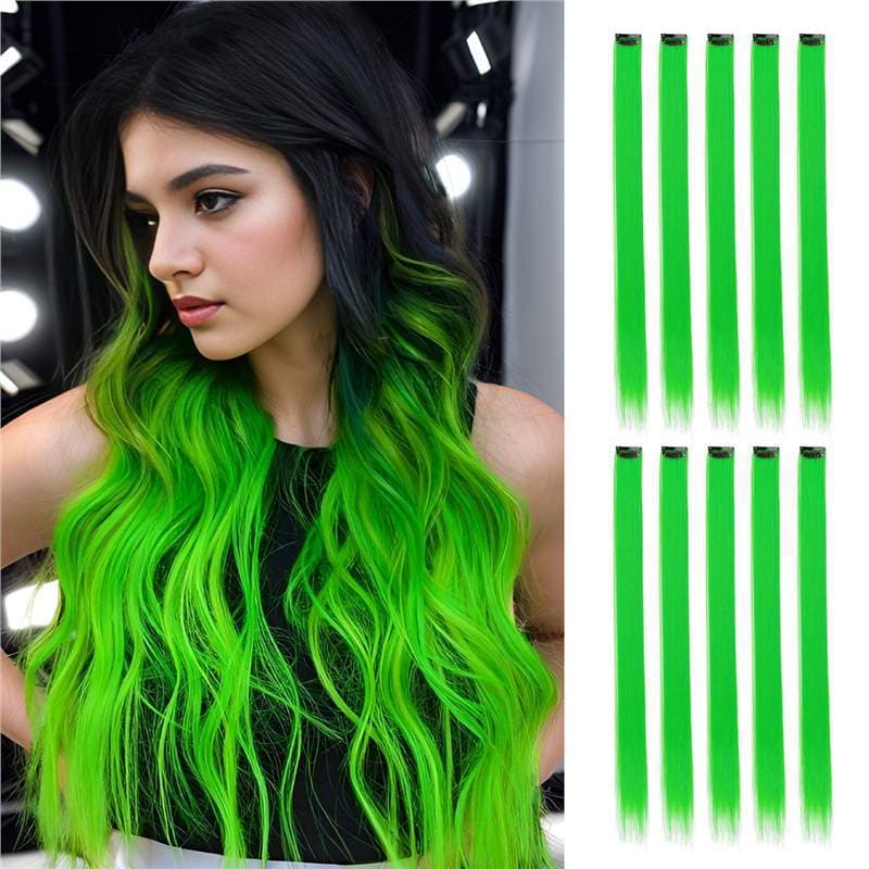 Hair Extensions, Straight Hair Extensions, Real Hair Extensions, High-Temperature Fiber Curly Hair Extensions, Women's Long and Short One-Piece Hairpieces