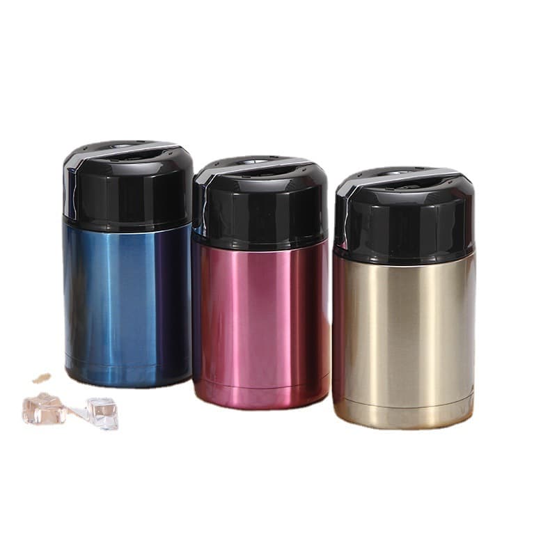 Stainless Steel Vacuum Insulated Thermal Cooker, Mini Portable Food Jar for Adults and Children, Wholesale with Logo Customization
