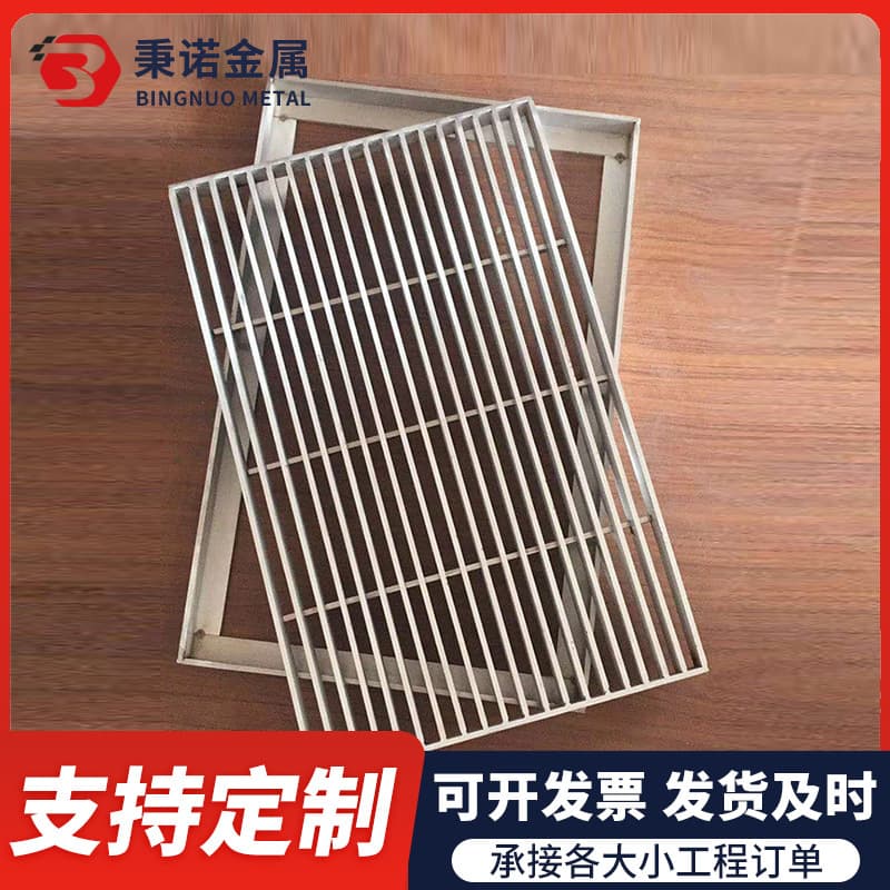Stainless steel rainwater grate processing 304 drainage trench cover plate garden municipal sewer outlet stainless steel rainwater manhole cover