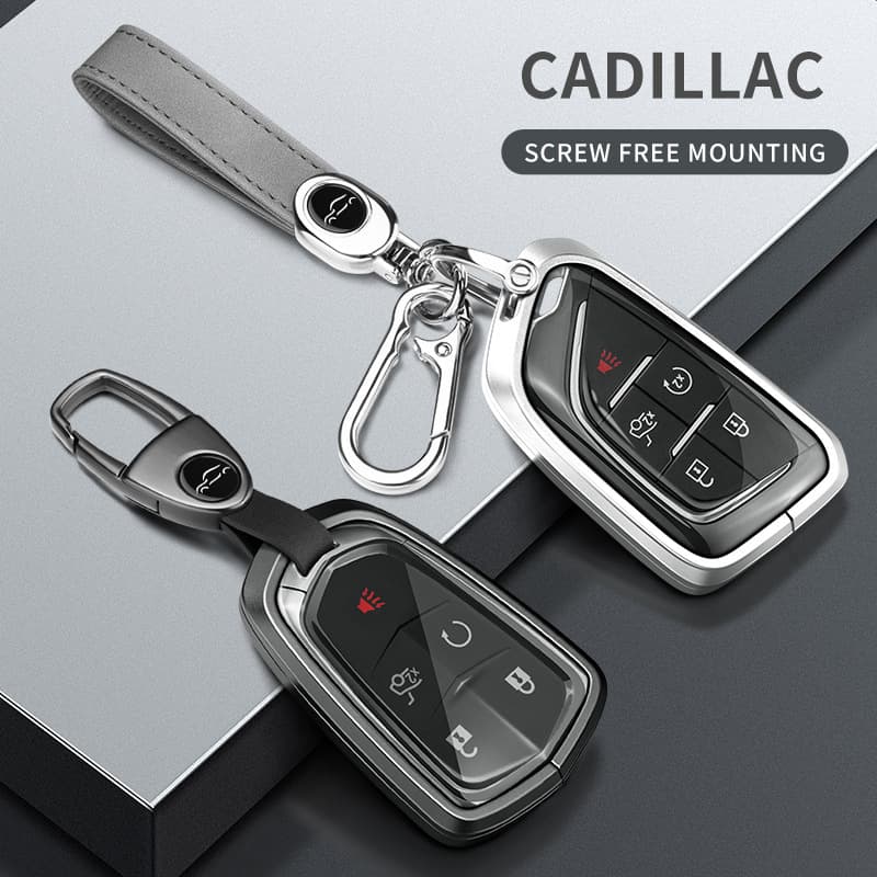 Compatible with Cadillac XT5 Key Case Cover for ATSL XTS XT6 XT4 CT4 CT5 CT6 Car Key Shell Buckle