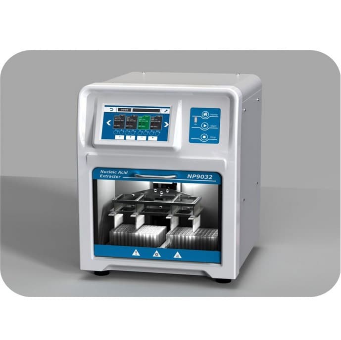 NP9032 Nucleic Acid Extractor, Magnetic Bead Method for Extraction and Purification, 32 Channels, Touchscreen Standalone Operation