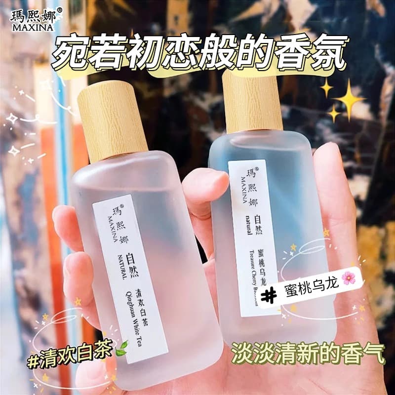 Maxina Tea Fragrance Perfume, Unisex, Fruity, Light Scent, Fresh Air, Peach, White Tea, Moonlight, Portable Perfume
