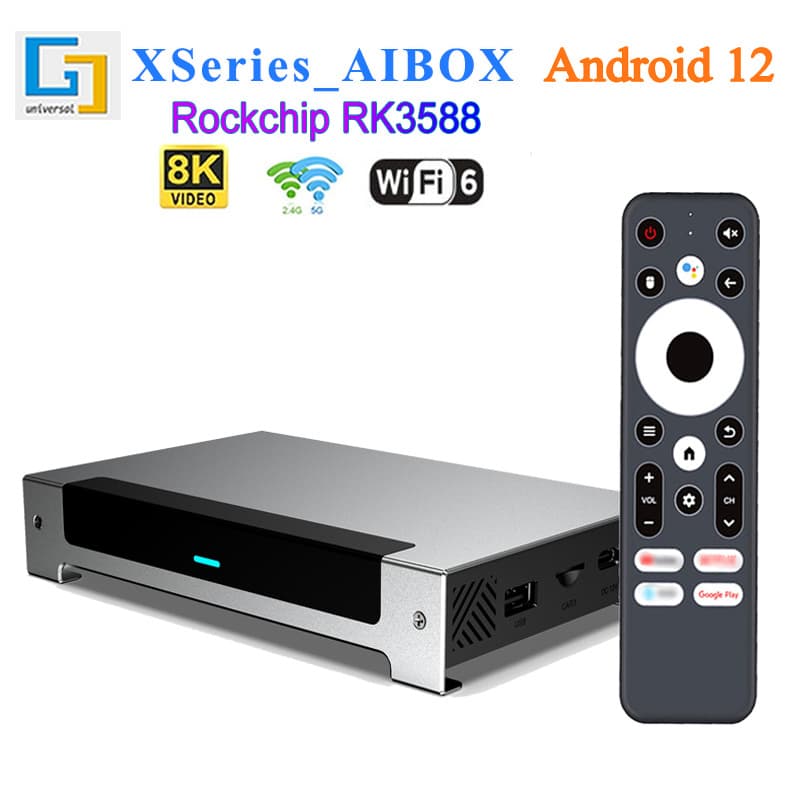 Foreign Trade XSeries_AIBOX Set-Top Box Android 12 HD 8K Gigabit Network Player Wholesale