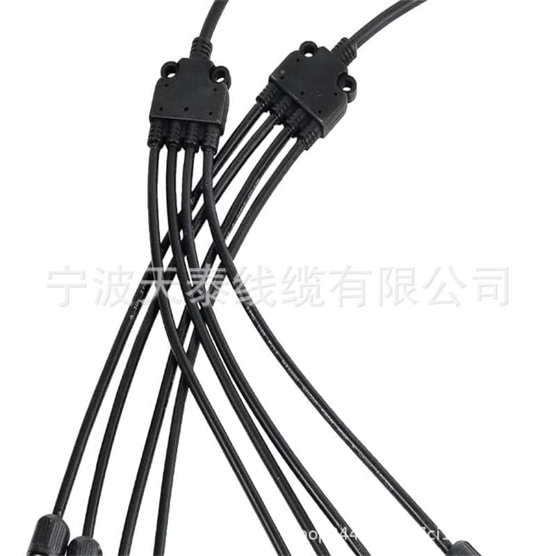Solar Panel Adapter 1 to 4 Solar Adapter Cable Plug Solar Connector Splitter