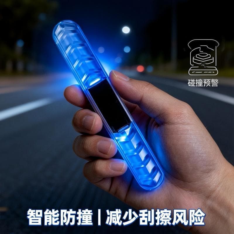 Car Welcome Light, Multi-Functional LED Anti-Collision Flashing Door Warning Light, Car Ambient Light, Colorful Ground Lighting Warning