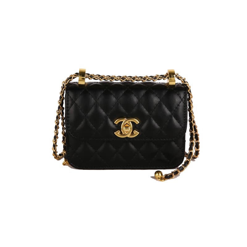 Fashionable Quilted Niche Shoulder Bag Chic Small Fragrance Style Square Bag Trendy Versatile Commuter Chain Crossbody Bag