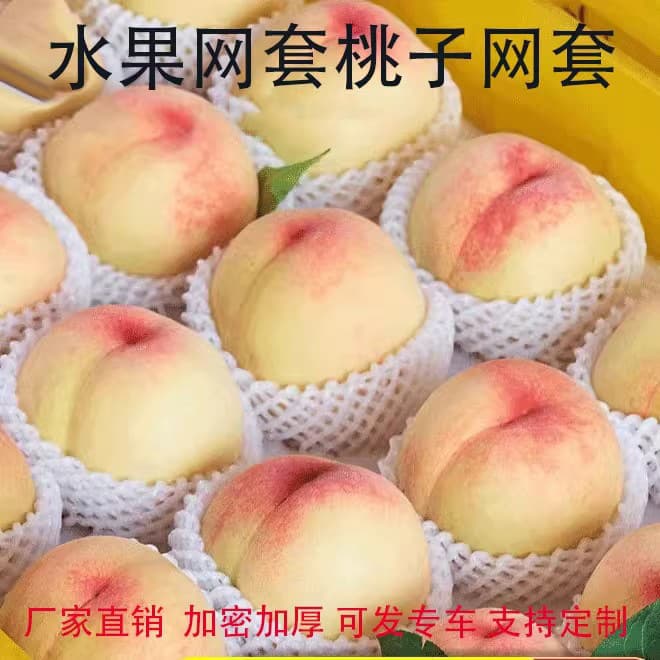 Shockproof Fruit Net Sleeve Packaging, Foam Net Bag for Loquat, Mango, Peach, Apple Net Bag Protective Cover Manufacturer