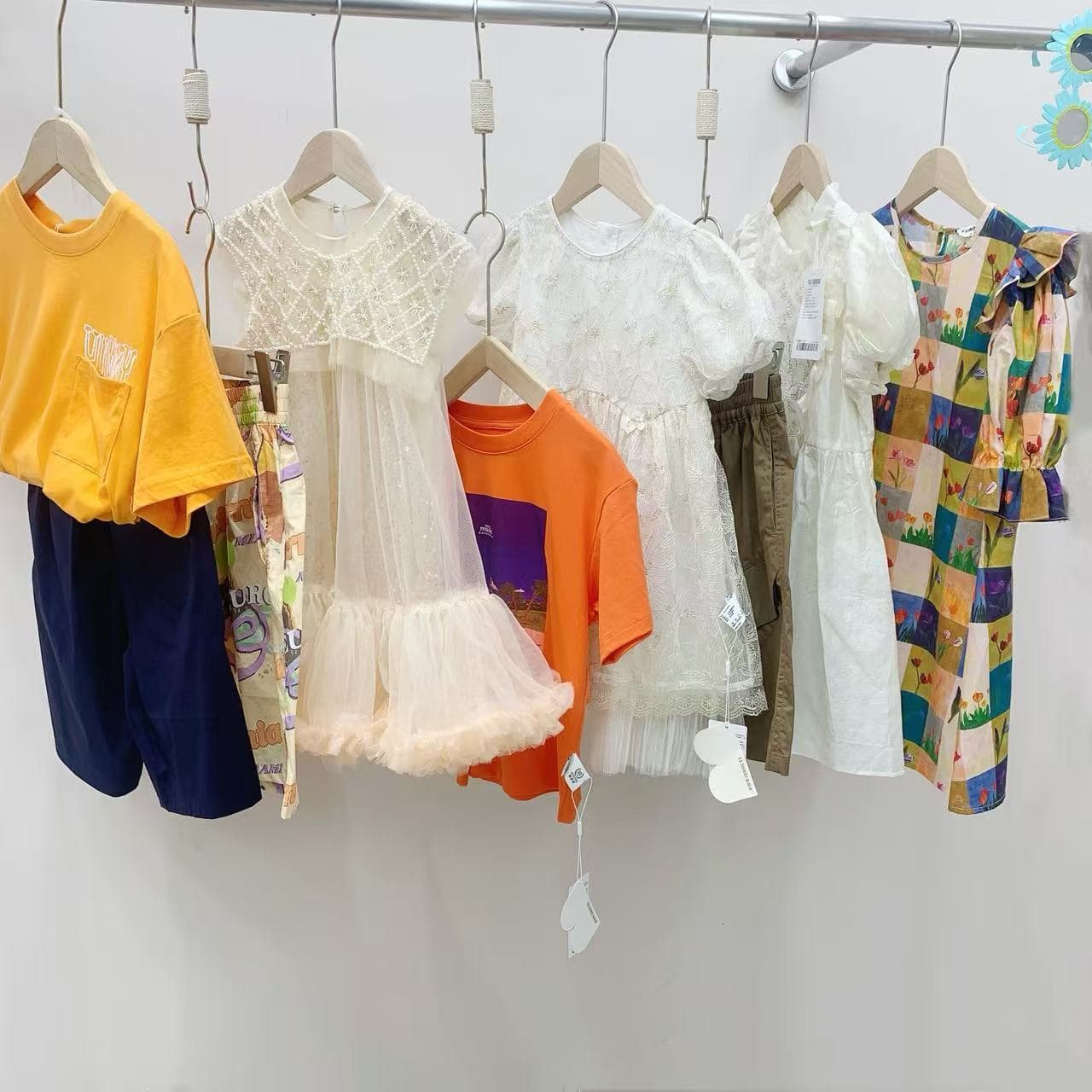 Children's Secrets Shangyu 26Th Summer Collection Children's Outfits Girls' Dresses Brand Children's Clothing Wholesale Supply