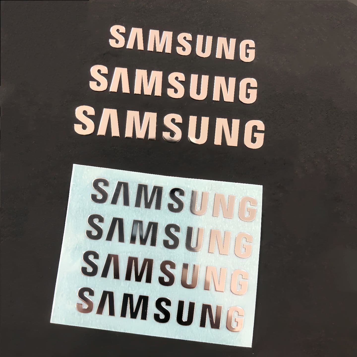 Wholesale Phone Logo Metal Badge TV Monitor Logo Metal Sticker LCD Screen Label