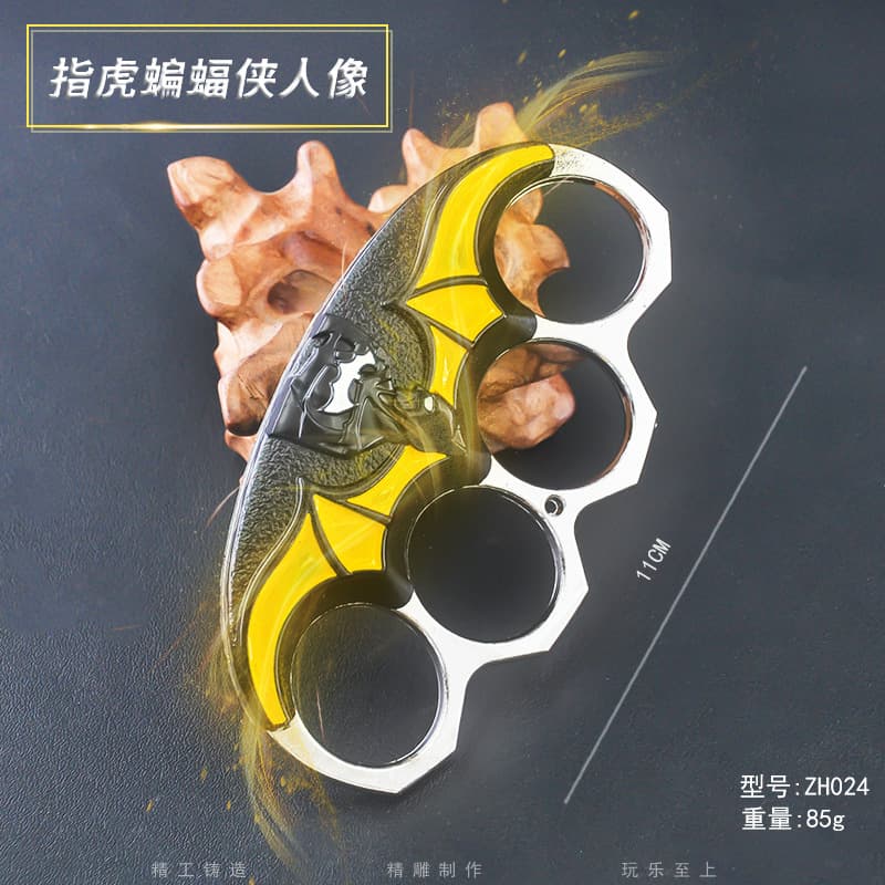 Anime Game Movie Batman Portrait Knuckle Duster Outdoor Prop Student Toy Model Metal Craft Ornament