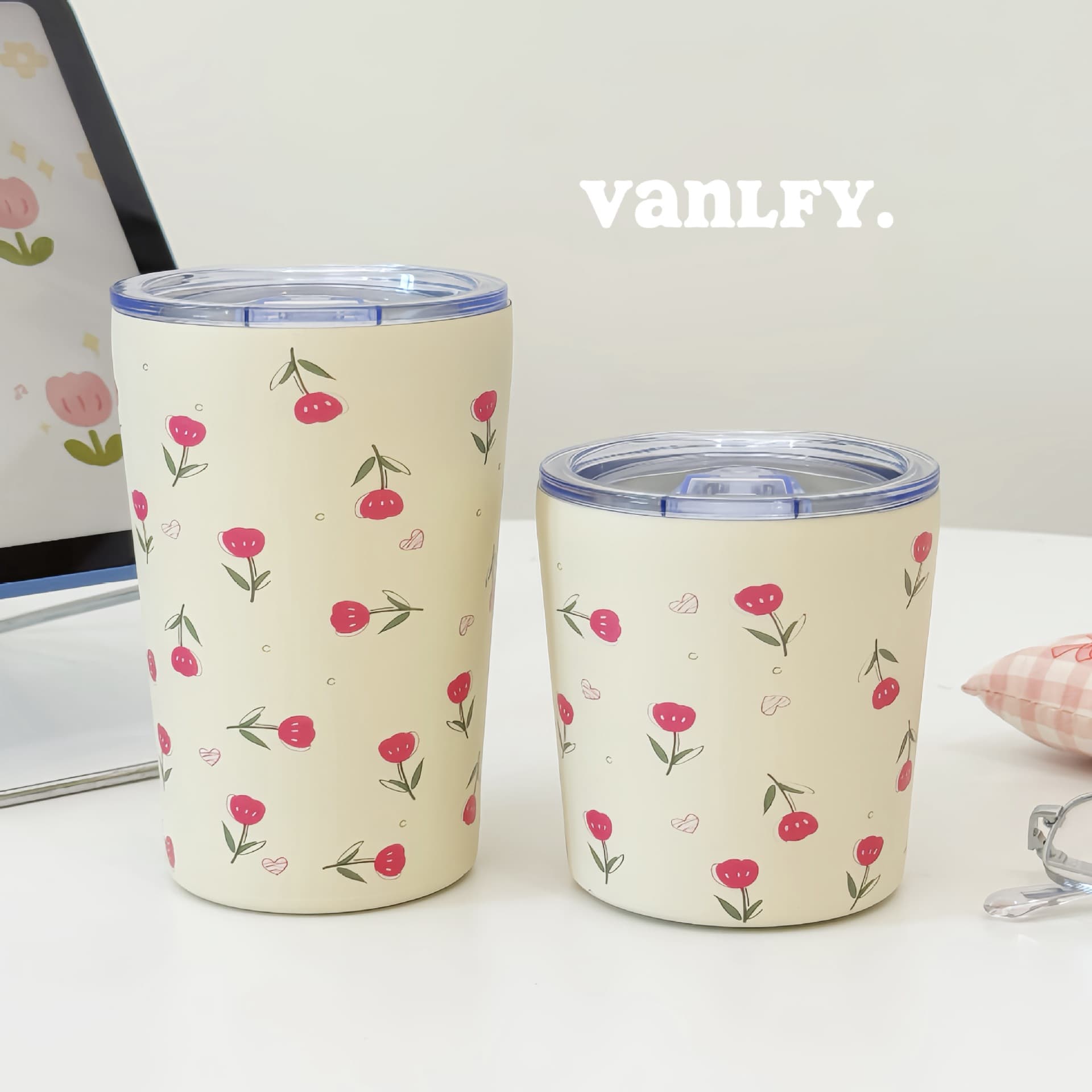 New Cartoon Student Insulated Bottle 316 Stainless Steel Girls High Aesthetic Portable Cute Direct Drinking Student Water Bottle