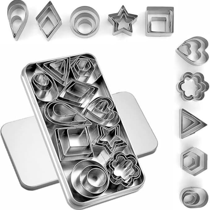 Factory Wholesale Stainless Steel Biscuit Mold Household Cookie Stamping Mold Kitchen Cake Mold Baking Tool