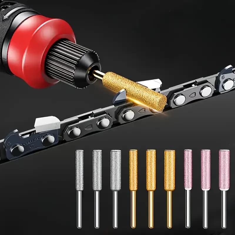 Chain saw, chain file, chain grinder, diamond grinding head, electric saw, drill file, gasoline saw repair tool, trimmer
