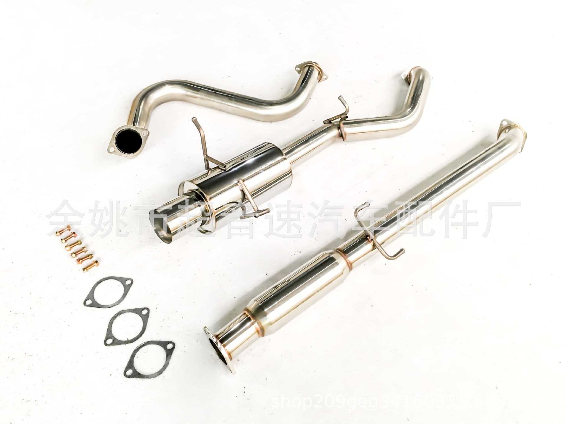Stainless Steel Cat-Back Exhaust System for 07-10 Sentra SER Overseas Warehouse Drop Shipping