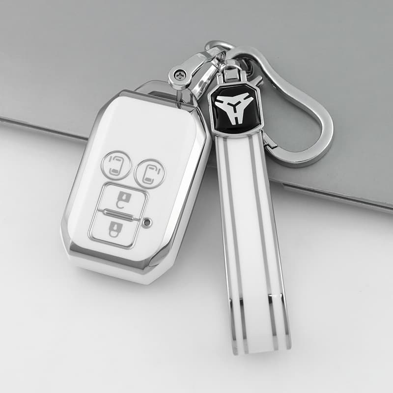 Key Case for Imported Suzuki Swift Sport Remote Control 2-Button 4-Button Key Case Protective Cover with Buckle