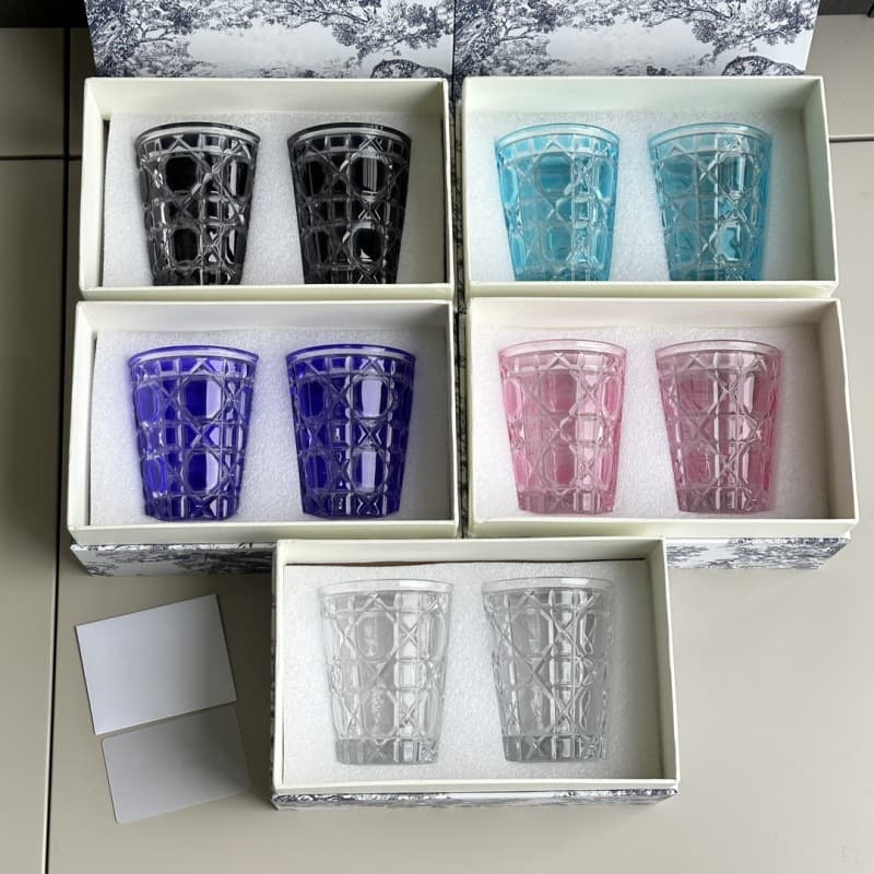 European-style Crystal Glass Whiskey Glass Foreign Wine Glass Starry Sky Hand-carved Home Light Luxury Gift