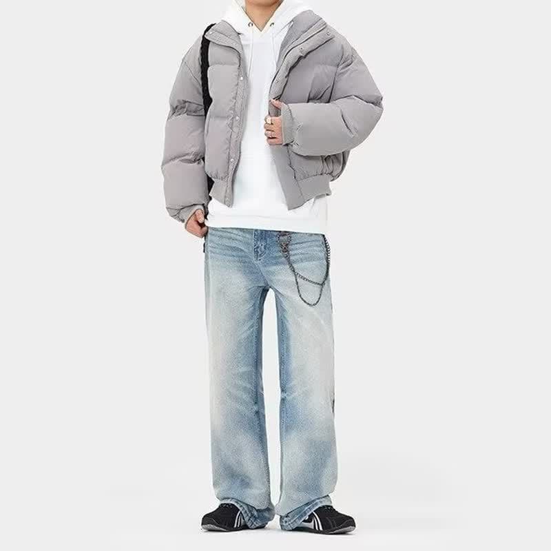 Artistic versatile new trendy Japanese-style lazy jeans, minimalist ins fashion Harajuku style