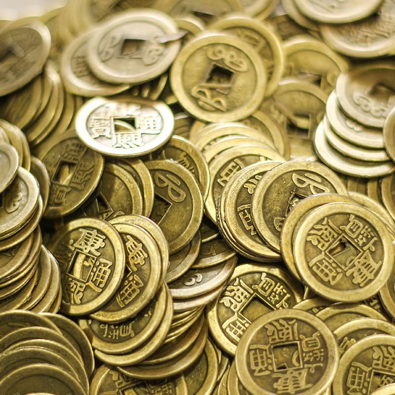 Zinc alloy antique five emperors coins bulk wholesale, metal imitation Qing Dynasty copper coins, alloy large copper coins retail and wholesale.