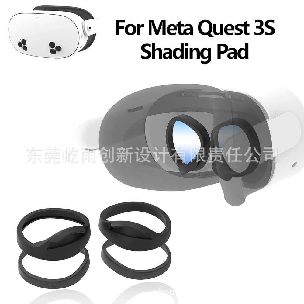 Suitable for Meta Quest 3S lens protection, scratch-resistant lens frame, quick installation, washable and reusable.