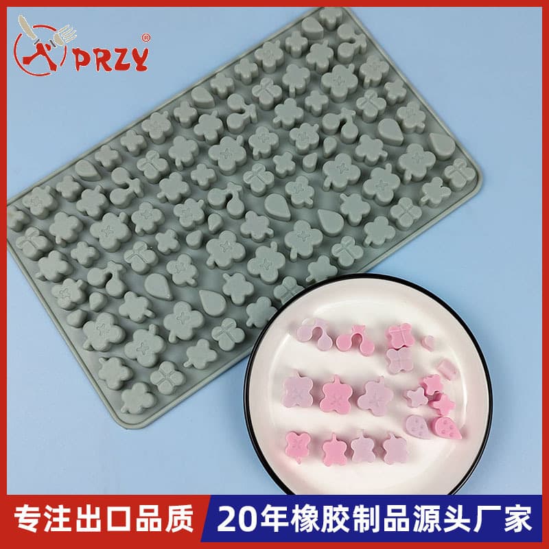 Biscuit Silicone Baking Mold Factory Wholesale Stock Various Shapes Pet DIY Decoration Chocolate Mold