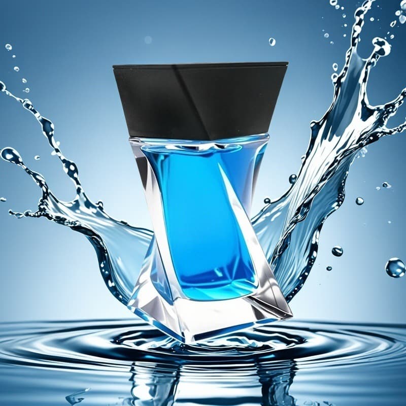 Fragrance bottle twist design, in stock, available for perfume bottle