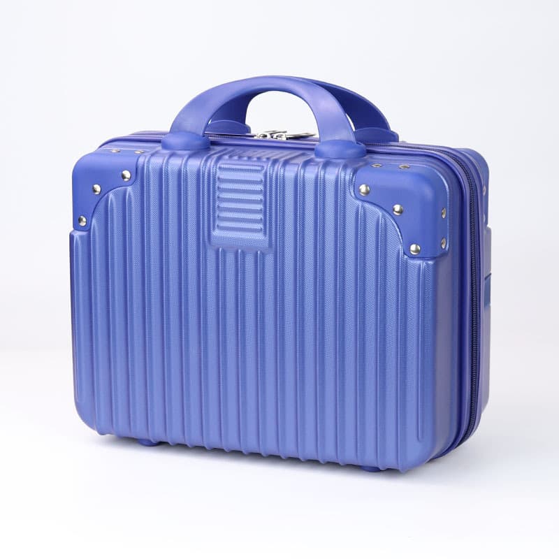 New Dopamine Makeup Bag with Combination Lock, Small Makeup Case, Large Capacity 14-Inch Mini Handheld Case, Storage Bag, Carry-On