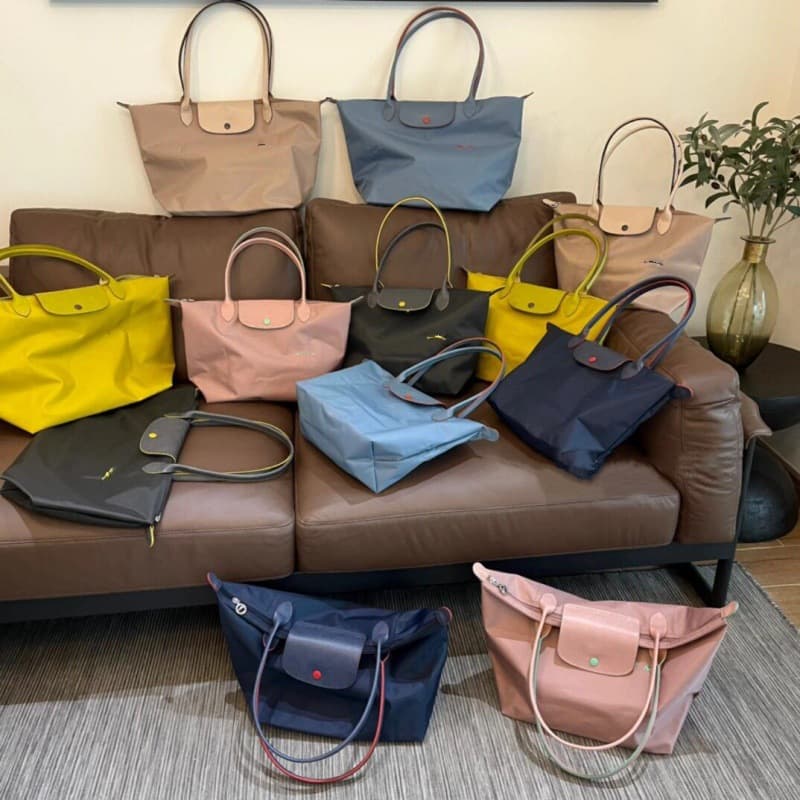 High-Quality 70th Anniversary Longchamp Le Pliage Tote Bag Large Capacity Commuter Waterproof Nylon Shoulder Bag Handbag