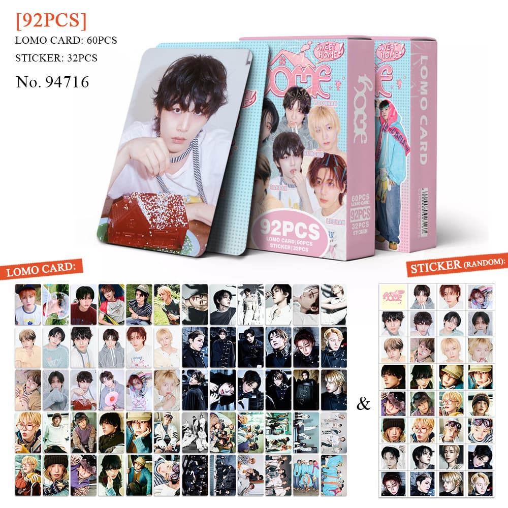 Cross-border exclusive new product in stock 92 small cards Korean star boy group BOYNEXTDOOR new album KPOP merchandise LOMO