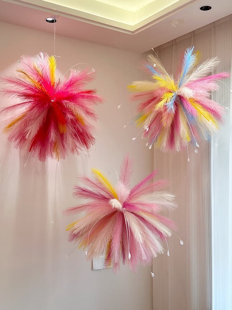 Wedding Room Decoration Colorful Daytime Sparklers Engagement Photo Background Atmosphere Props Set New Home Living Room Decor