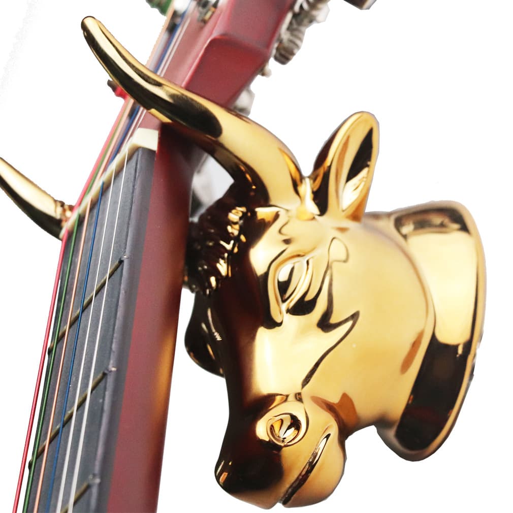New Creative Bull Head Guitar Hooks Ukulele Hooks Musical Instrument Accessories Office Culture / Instrument Parts / Accessories