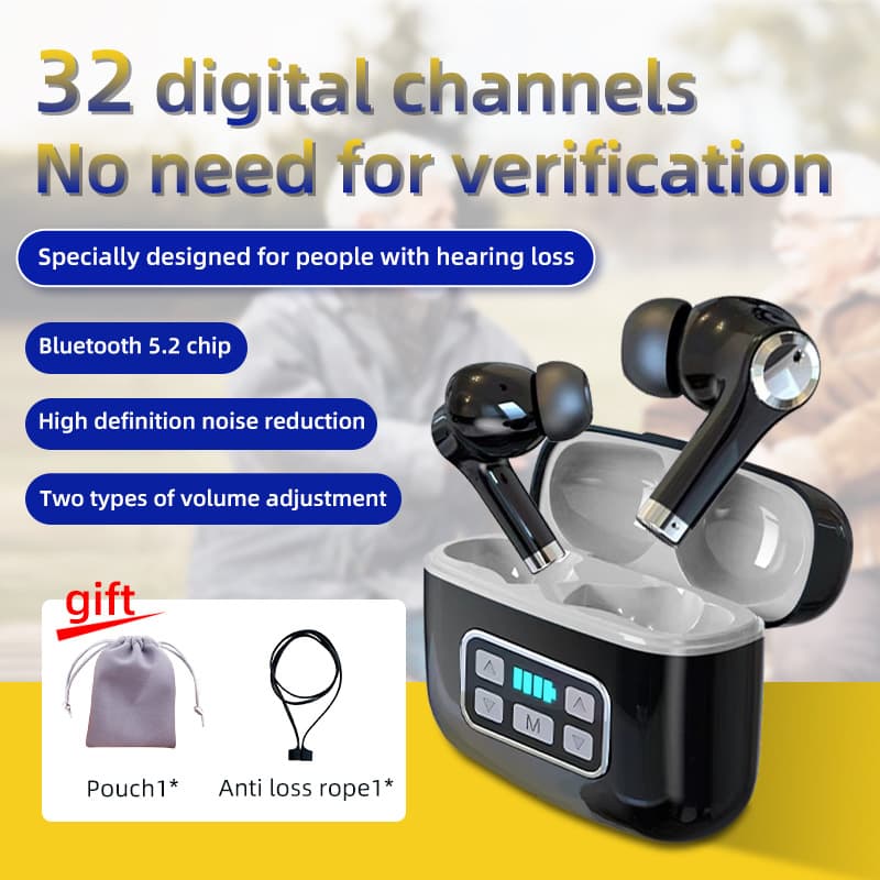 Bluetooth Hearing Aid Headset 32-Channel Hearing Aid Headset