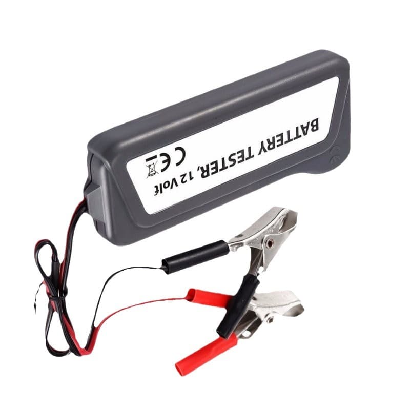 12V LED Battery Tester for Car, Motorcycle, and Electric Vehicle Battery Detection
