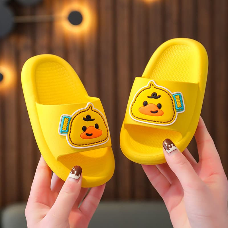 Children's Slippers for 1.5-Year-Old Indoor Boys and Girls Toddler Summer Non-Slip Soft Sole Sandals for Babies