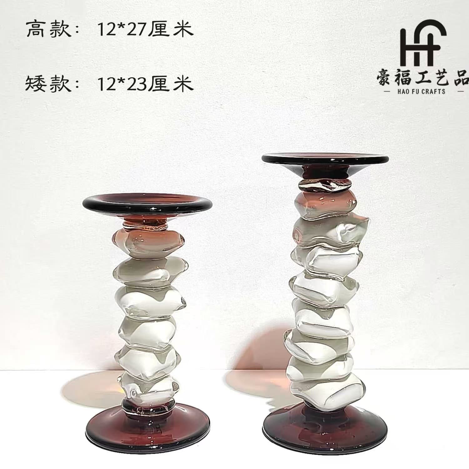 Nordic Modern Creative Mixed Color Candle Holder Desktop Decoration Home Showroom Restaurant Tabletop Candle Holder Ornament