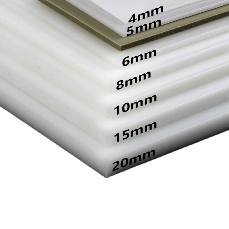 Source Polyethylene Plastic Sheet, Hard Board, White PP Board Processing Punching Rubber Plate, PE Hard Rubber Pad, HDPE Plastic