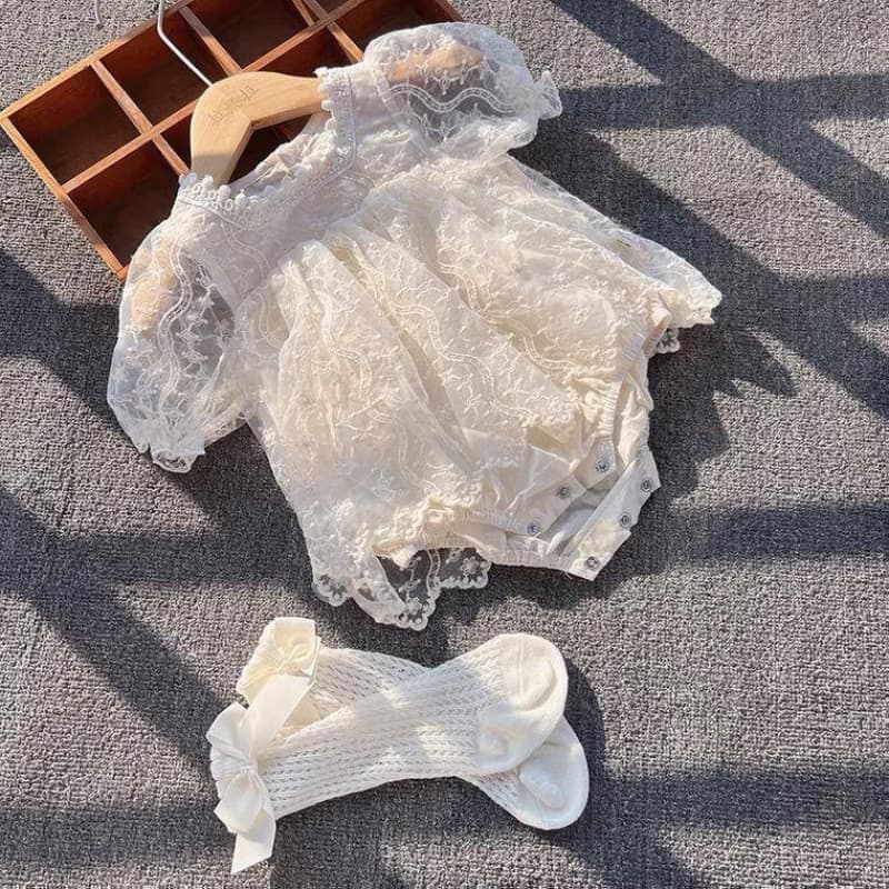 Baby clothes, summer clothes, baby bag, princess dress, super cute 100-day Korean dress, lace halterneck dress