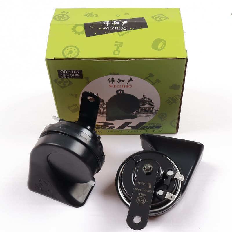 Cross-border compatible Ousheng 165 model snail horn car horn 12V waterproof super loud Russia export