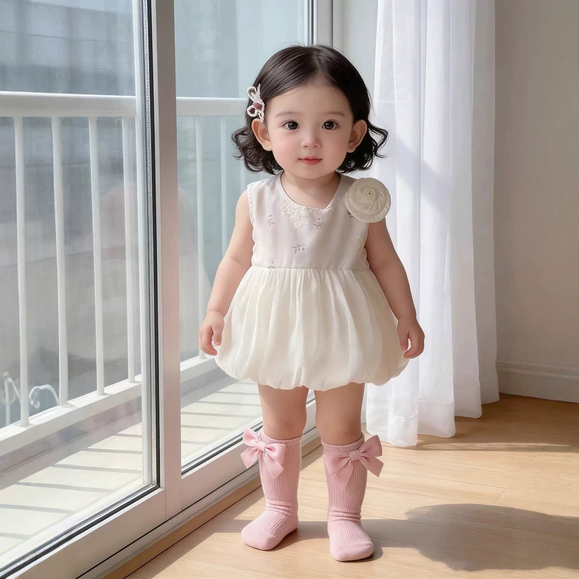 Baby clothes, summer princess skirt, girls' skirt, vest, bud skirt, small month old dress, one-year-old dress