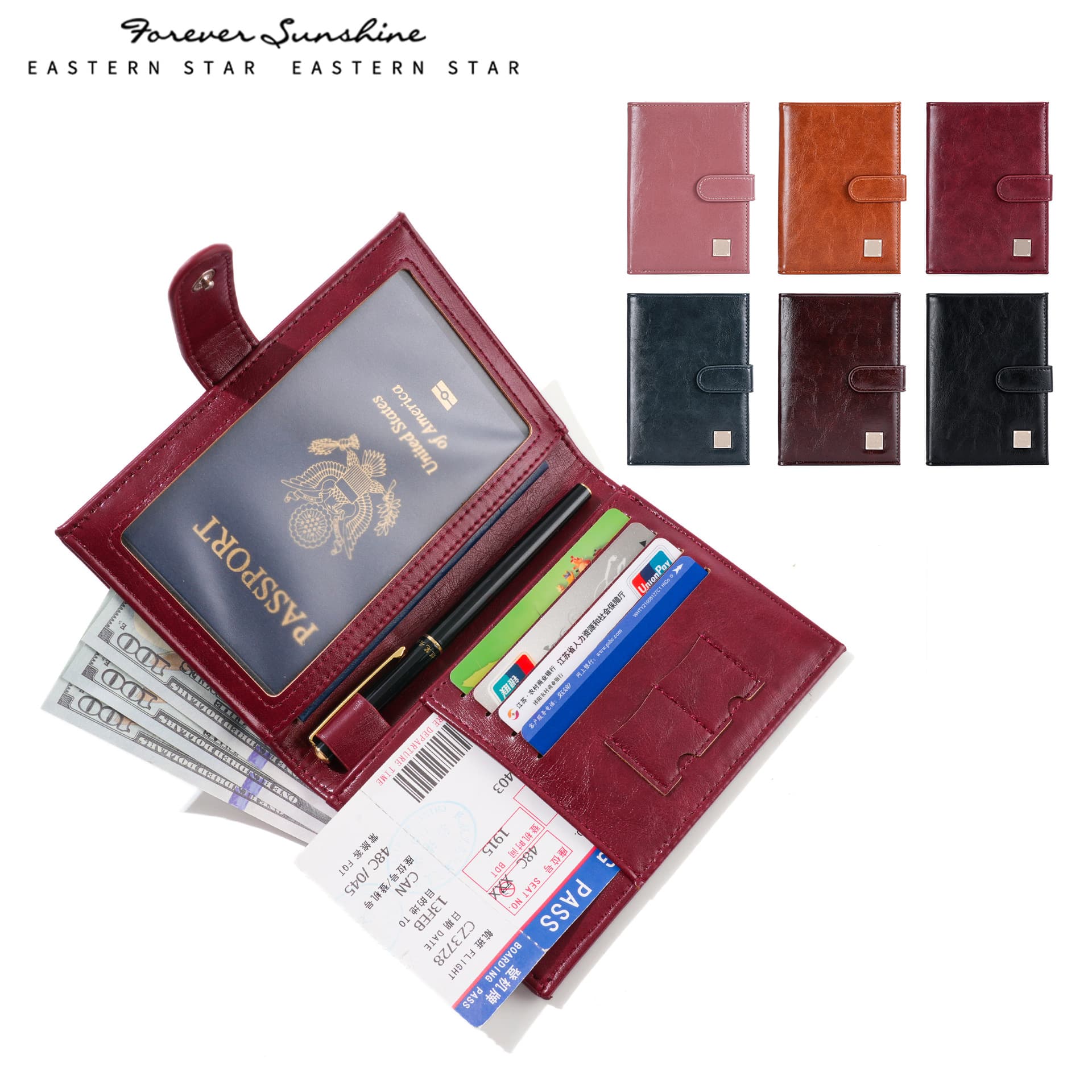 Best Seller! Travel Passport Holder Protective Cover with Card Slots, Document Organizer, Passport Wallet All-in-One
