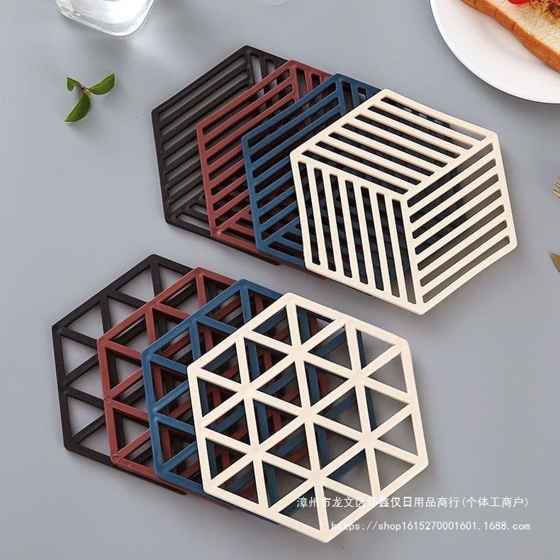 Silicone Table Mat Heat Resistant Nordic Style Placemat for Kitchen Pot Pad Plate Cup Mat Dining Mat