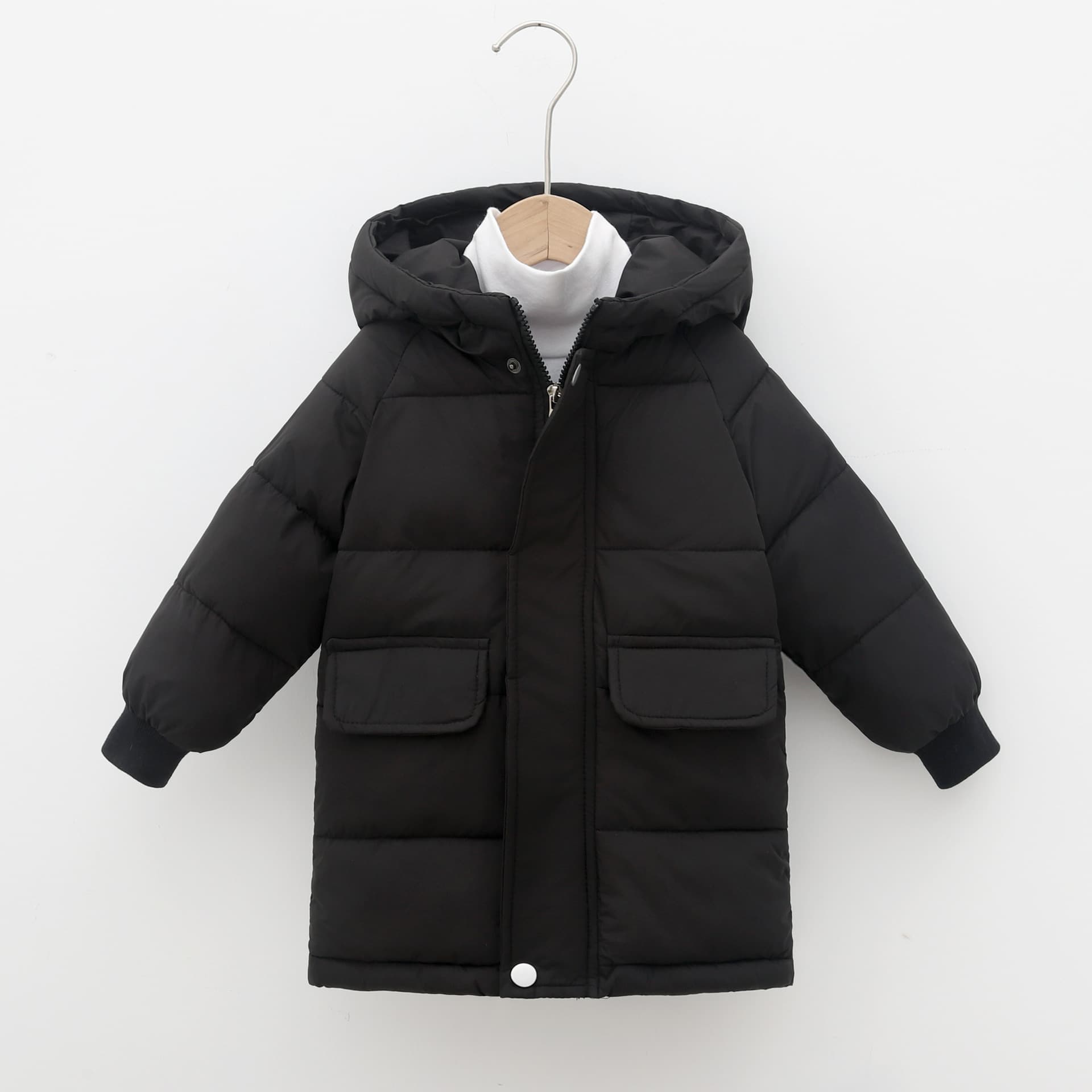 Foreign trade cross-border children's clothing boys and girls cotton-padded clothes small and medium-sized children's thickened coats children's medium-length cotton-padded jackets winter jackets