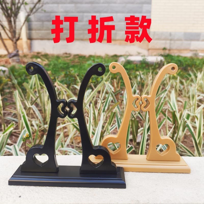 Round Fan Stand, Folding Fan Stand, Fan Holder, Plastic Support, Detachable Fan Base, Ancient Style Palace Fan Display Stand