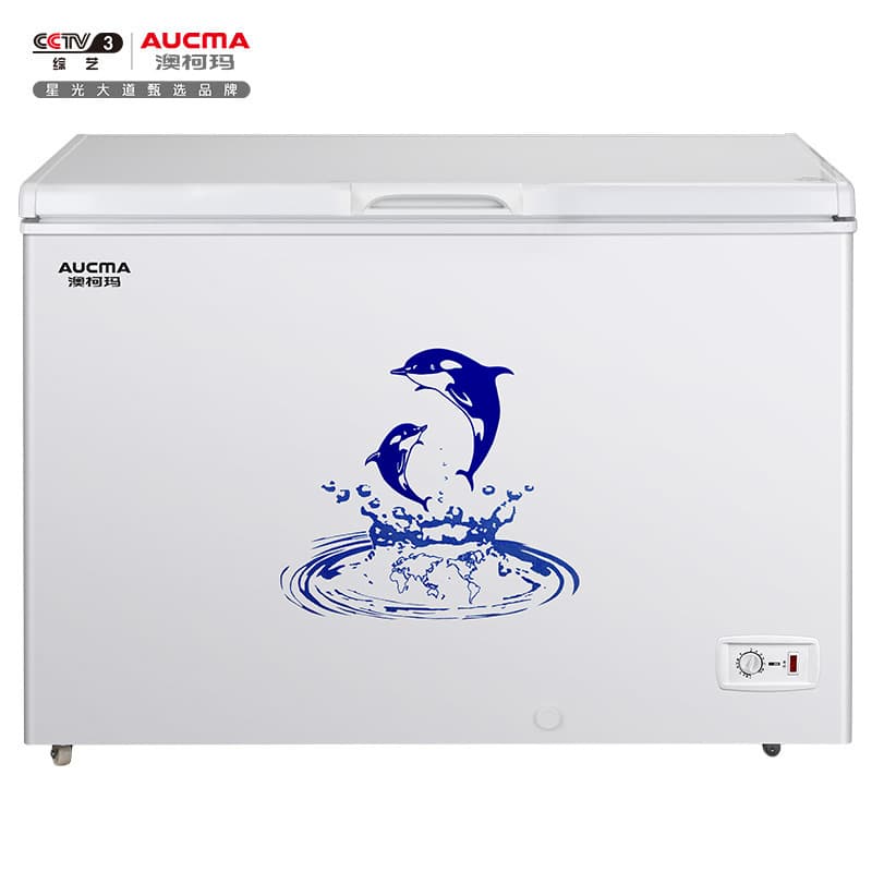 Aucma Large Capacity Freezer Single-temperature Single-compartment Top-opening Freezer BC/BD-307 306NE