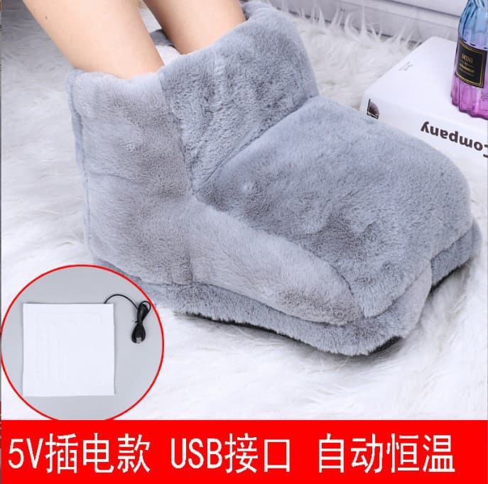 Cross-Border High-Top USB Electric Foot Warmers, Bedside Charging Hot Water Bag Covers