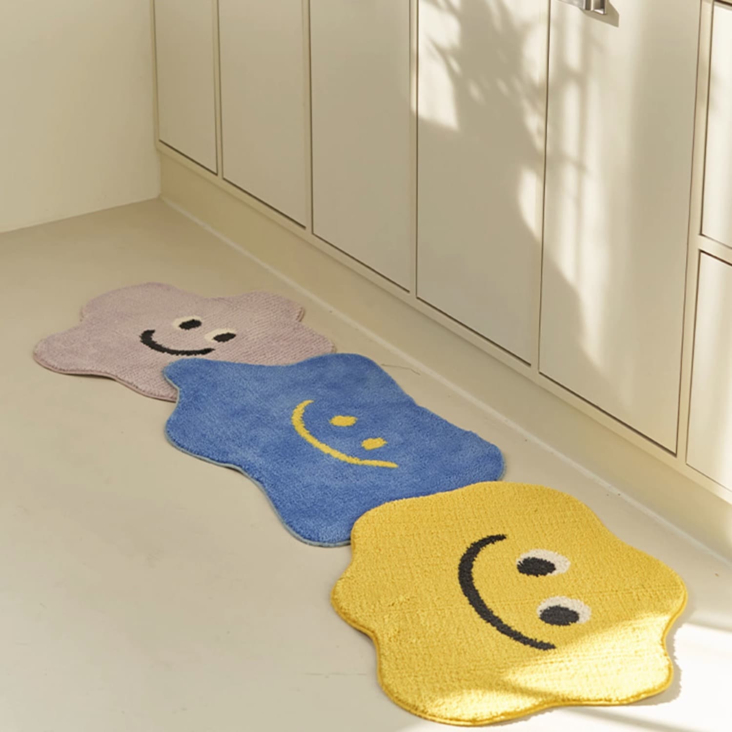 Non-Slip Irregular Star Shaped Carpet Polyester Fiber Living Room Sofa Bedroom Entrance Door Mat Anti-Skid Area Rug