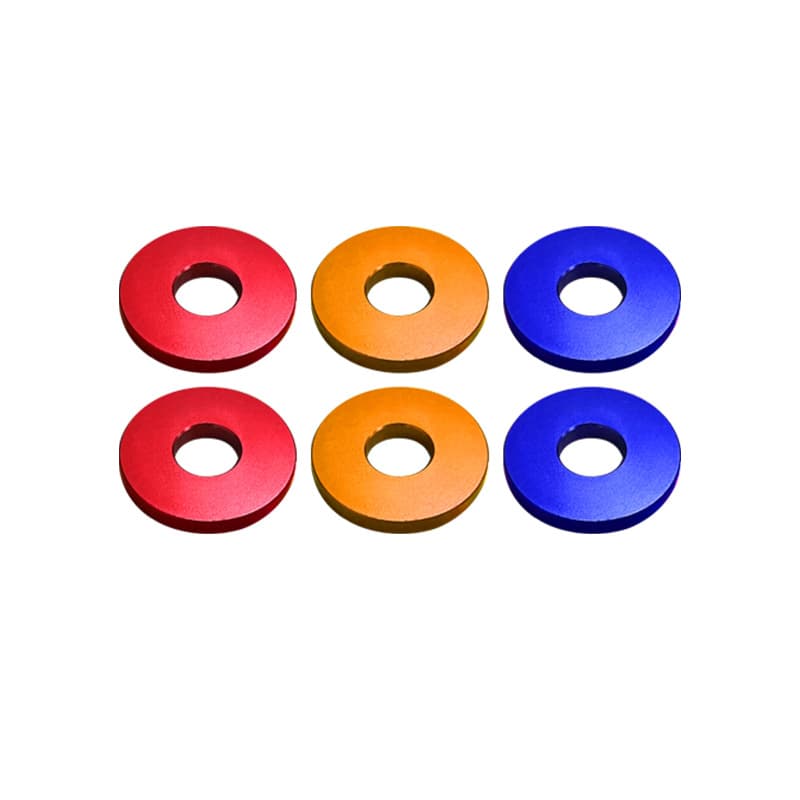 Fit for Harley Davidson Touring Series Motorcycle Crash Bar Gaskets Three-Color Washers Straight Bar Decorative Round Washer Gaskets