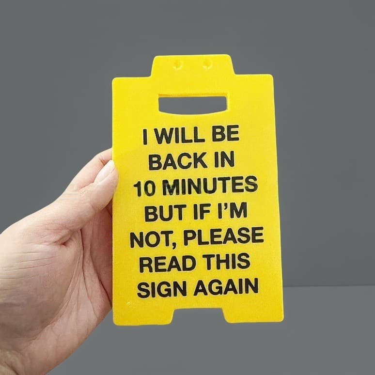 New Cross-border Funny Office Decor Inspirational Quote Sign Desk Ornament