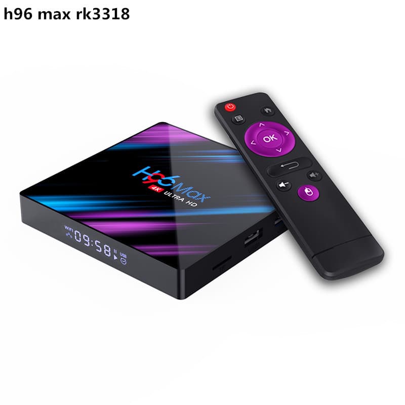 h96max set-top box RK3318 Android 10.0 4G+32G 4k HD network player tvbox