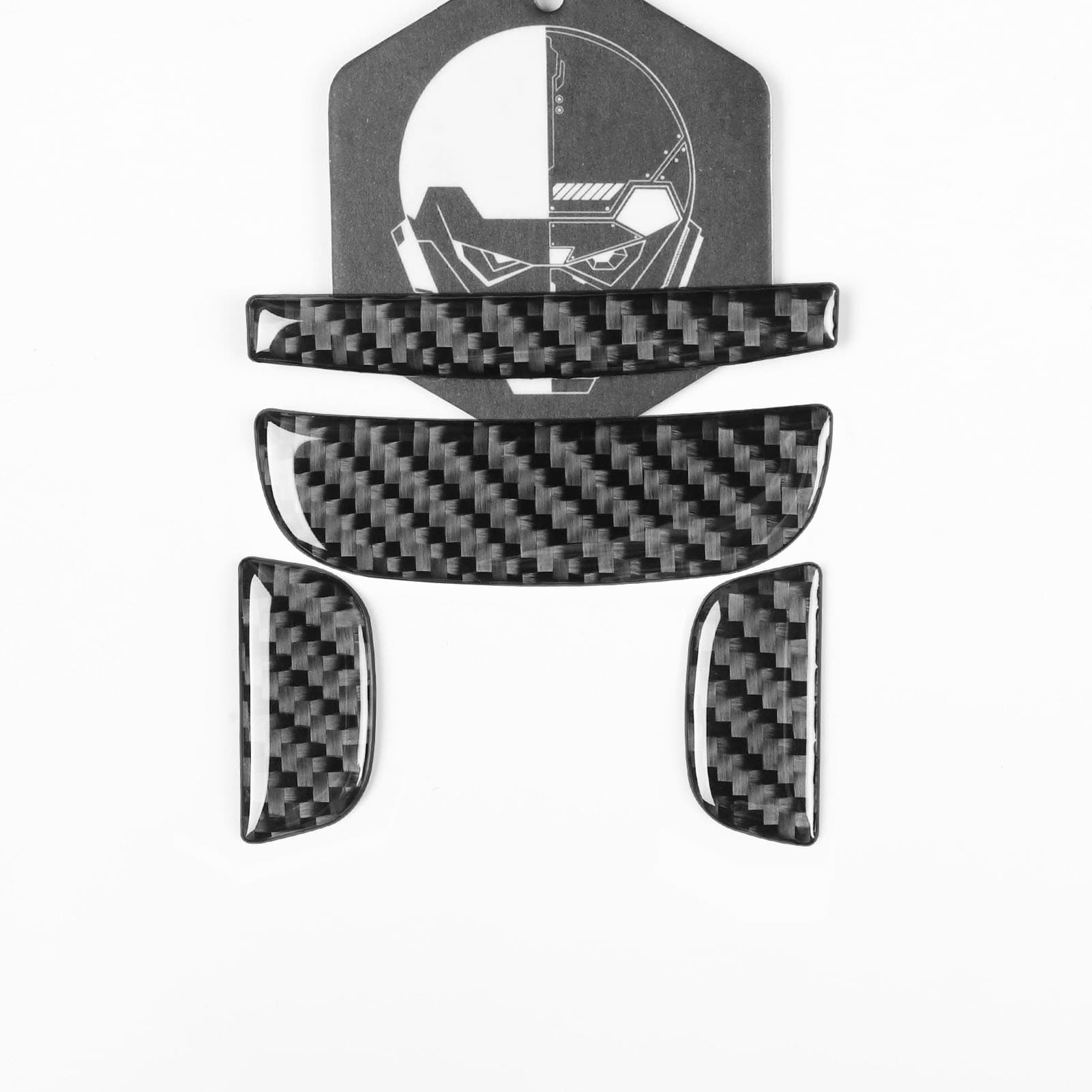 Suitable for Mercedes-Benz 05-07 C-Class W203 carbon fiber interior modification parts armrest box switch decorative sticker