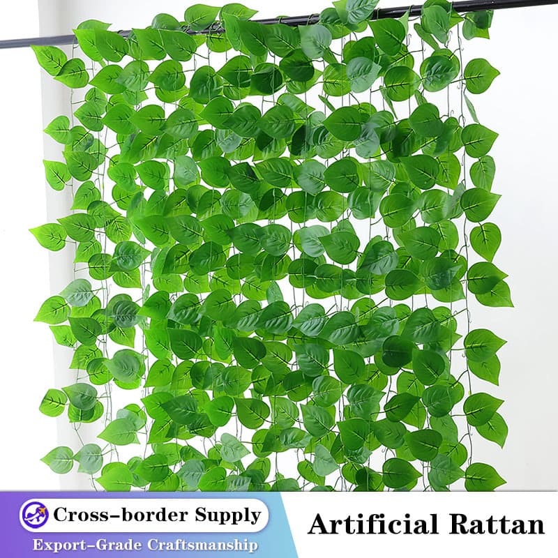 Artificial Faux Rattan & Vine Leaves Export Maker